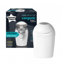 Cos pentru scutece Sangenic Tec, Tommee Tippee, Alb